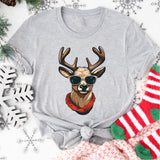 Reindeer Christmas Shirt, Peeping Reindeer Shirt, Merry Christmas Shirt