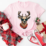Reindeer Christmas Shirt, Peeping Reindeer Shirt, Merry Christmas Shirt
