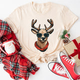 Reindeer Christmas Shirt, Peeping Reindeer Shirt, Merry Christmas Shirt