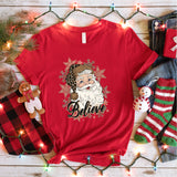 Santa Believe Shirt, Christmas Hoodie, Santa Sweatshirt, Christmas Gift Shirt, Christmas Party Shirt, Santa Tee, Christmas Believe Shirt
