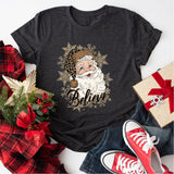 Santa Believe Shirt, Christmas Hoodie, Santa Sweatshirt, Christmas Gift Shirt, Christmas Party Shirt, Santa Tee, Christmas Believe Shirt