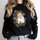 Santa Believe Shirt, Christmas Hoodie, Santa Sweatshirt, Christmas Gift Shirt, Christmas Party Shirt, Santa Tee, Christmas Believe Shirt