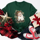 Santa Believe Shirt, Christmas Hoodie, Santa Sweatshirt, Christmas Gift Shirt, Christmas Party Shirt, Santa Tee, Christmas Believe Shirt
