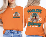 Custom Coolest Turkey Shirt, Personalized Thanksgiving Shirt
