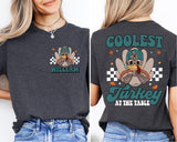 Custom Coolest Turkey Shirt, Personalized Thanksgiving Shirt