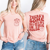 Santa There's Some Ho's In This House Tee, Christmas Santa Head Sweatshirt
