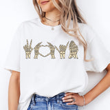 Skeleton Hands Heart Shirt, Skeleton Hand Shirt