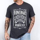 Vintage 1973 Shirt, Custom Birthday Shirt