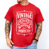 Vintage 1973 Shirt, Custom Birthday Shirt