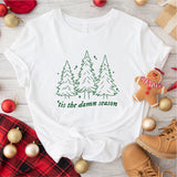Tis The Damn Season Christmas Tree Shirt, Merry Christmas Sweatshirt