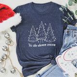Tis The Damn Season Christmas Tree Shirt, Merry Christmas Sweatshirt