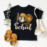 100 Days Of School Baseball Shirt, Celebration Baseball Game Fans T-Shirt, Student Life Shirt