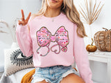 Coquette Nurse Stethoscope Bow Sweatshirt, Shirt for Nurse, Bow Shirt, Nurse Appreciation