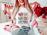 Conversation Hearts Sweatshirt, Christian Conversation Hearts Shirt, Valentine's Day Tees