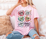 Conversation Hearts Sweatshirt, Christian Conversation Hearts Shirt, Valentine's Day Tees