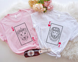 King and Queen Matching Shirts, Couples King Queen Shirts, King Queen Shirts