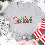 Believe Christmas Shirt, Merry Christmas Tees