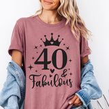 40'th Birthday Shirt, Birthday T-Shirt