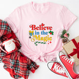 Believe In The Magic Of Christmas T-shirt, Xmas T-Shirt