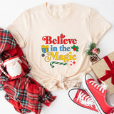 Believe In The Magic Of Christmas T-shirt, Xmas T-Shirt