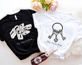 Lock and Key Couple Shirt, Couple Valentines Gift, Couple Love Shirt, Marriage T-Shirt