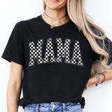Checkered Mama Shirt, Beautiful Mama Shirt