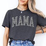 Checkered Mama Shirt, Beautiful Mama Shirt