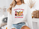 Calorias de amor No Cuentan Valentines Day Shirt, Mexican Valentines Shirt