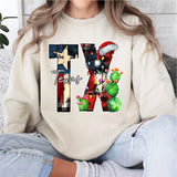Texas Christmas Shirt, Texans Xmas Family Sweatshirt