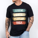 Legend Since February 1962, Birthday Shirt
