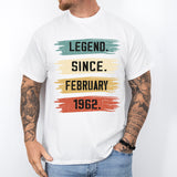 Legend Since February 1962, Birthday Shirt