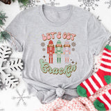 Lets Get Crackin' Shirt, Retro Christmas Shirt