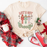 Lets Get Crackin' Shirt, Retro Christmas Shirt