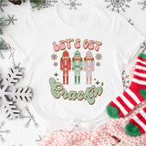 Lets Get Crackin' Shirt, Retro Christmas Shirt
