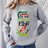 I'am The Fishing Elf Shirt, Christmas Elf Family Matching Shirt