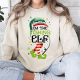 I'am The Fishing Elf Shirt, Christmas Elf Family Matching Shirt