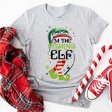 I'am The Fishing Elf Shirt, Christmas Elf Family Matching Shirt