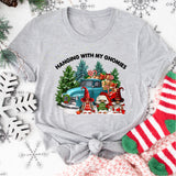 Hanging With My Gnomies Shirt, Christmas Gnomies Tee