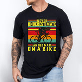 Never Underestimate An Old Man On a Dirt Bike Shirt, Dirt Bike Dad