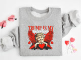 Trump is My Valentine Shirt, Trump Lover Shirt, Retro Valentine Shirt