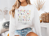 You Belong Among the Wildflowers Sweatshirt, Wildflower Hoodie, Mothers Love Shirt