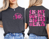 In My Double Digits Era Shirt, 10th Birthday T-Shirt