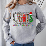 My Favorite Color Is Christmas Lights Sweatshirt, Christmas Shirt