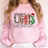 My Favorite Color Is Christmas Lights Sweatshirt, Christmas Shirt