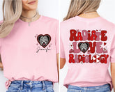 Custom Radiate Love Radiology Valentine Shirt, Radiology Valentine Shirt