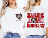 Custom Radiate Love Radiology Valentine Shirt, Radiology Valentine Shirt