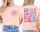 In My Double Digits Era Tee, Girls Birthday Party Shirt