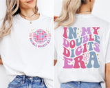 In My Double Digits Era Tee, Girls Birthday Party Shirt