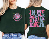 In My Double Digits Era Tee, Girls Birthday Party Shirt