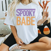 Spooky Babe Mama Shirt, Spooky Vibes Shirt